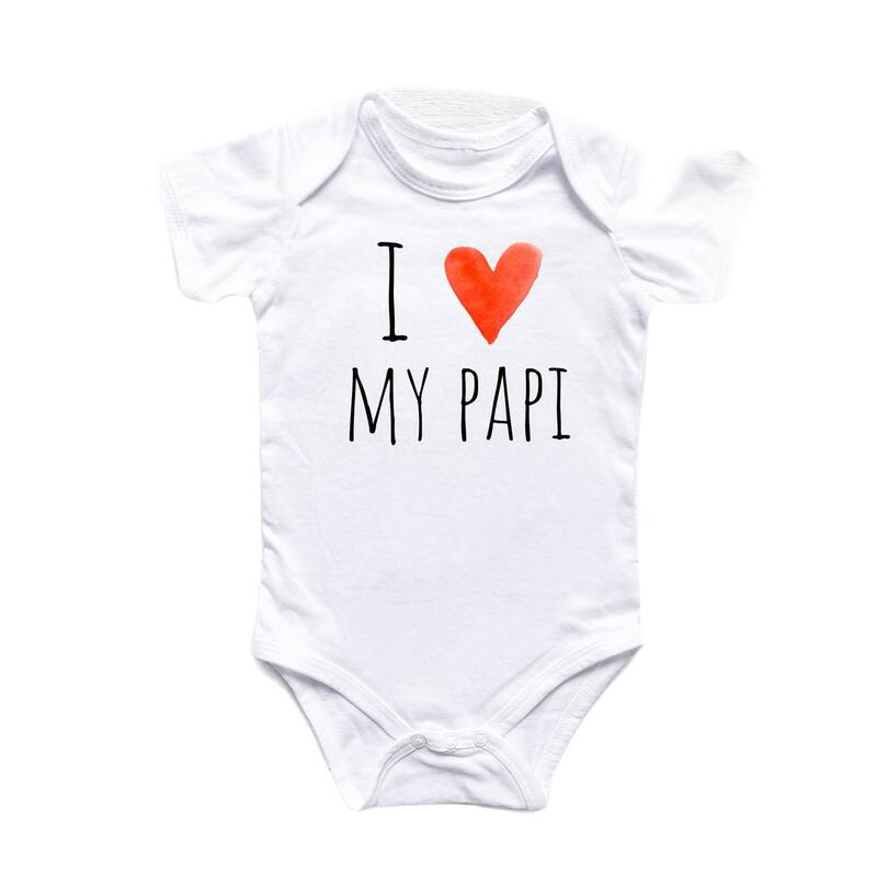 Papi Grandpa Spanish - Baby Boy Girl Clothes Infant Bodysuit Funny Cute Newborn - White - 0-3M