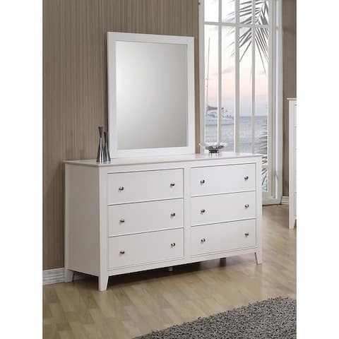 Galloway White 6-drawer Dresser