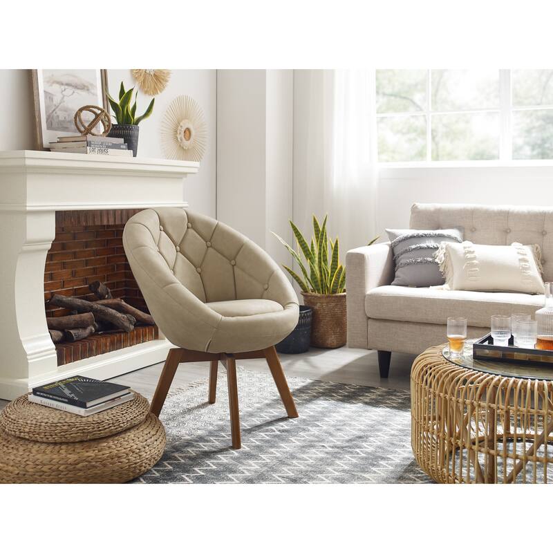 Carson Carrington Kallax Swivel Accent Chair