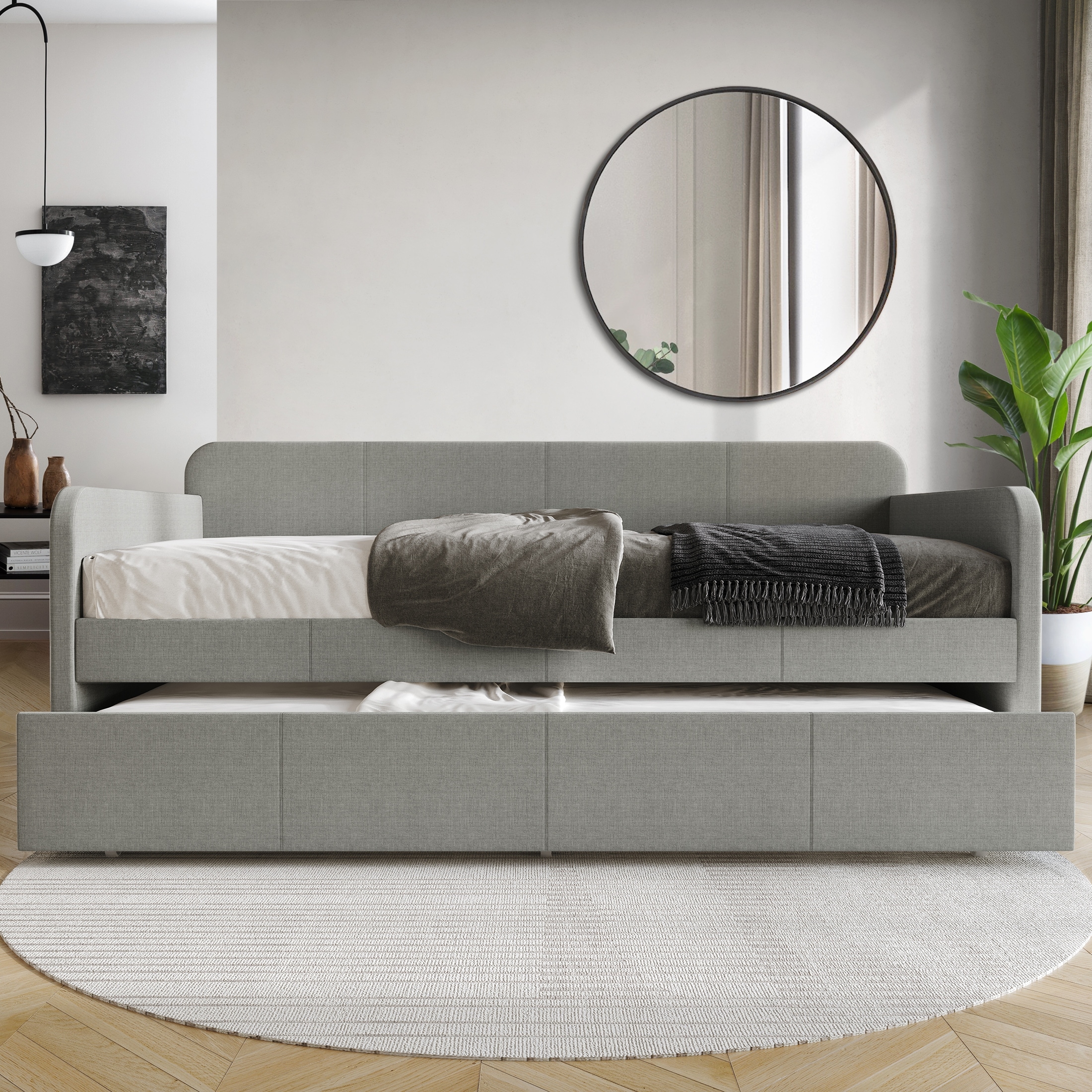 Plunkett twin top daybed with trundle