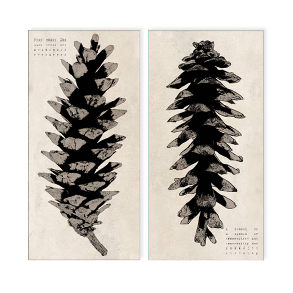 'Poetica II' Wrapped Canvas Wall Art