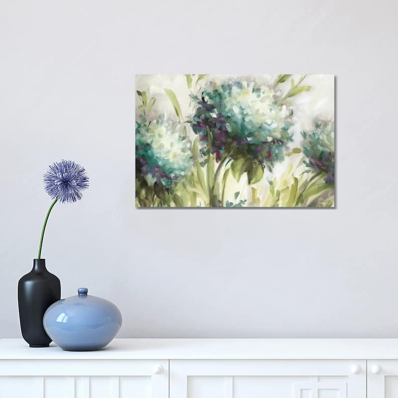 iCanvas "Hydrangea Field" by Lisa Audit Canvas Print - 12x18x1.5