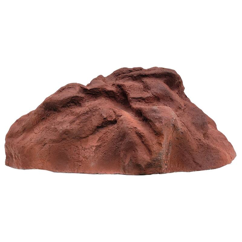 Outdoor Artificial Landscaping Rock Well Pump Cover Fiberglass Boulder