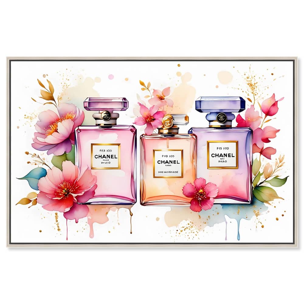 Floral Fragrance Canvas by Art Remedy