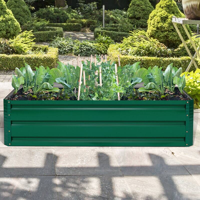 Patio Raised Garden Bed for Vegetable and Flower Planting Outdoors - 47" x 35.5" x 12.0"(L x W x H)