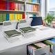 preview thumbnail 2 of 5, Sorbus Set of 6 Wide Hanging File Organizer Bin, Interior 10"x12" Clear Plastic Stackable for Document Storage