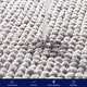 preview thumbnail 13 of 31, Subrtex Rugs Chenille Gradient Stripe Pattern Soft Plush Bath Rug Shower Water Absorbent Mat