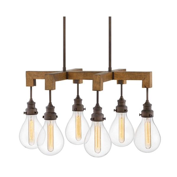 Hinkley Lighting 3268 6 Light 30 Wide Linear Hinkley Lighting 3268 6 Light 30 Wide Linear