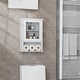 preview thumbnail 18 of 23, Bathroom Wall Mounted Adjustable Hanging Storage Medicine Cabinet - 14" x 7" x 20" (W x D x H)