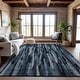 preview thumbnail 26 of 44, Premium Washable Super Soft Modern Contemporary Mayfield Rug Blue - 10' x 14'