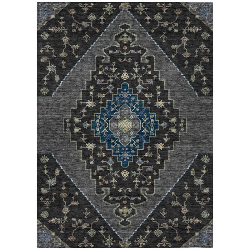 Machine Washable Indoor/ Outdoor Global Marrakesh Chantille Rug