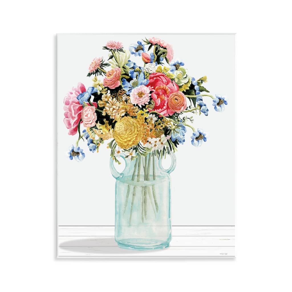 Stupell Country Classic Bouquet Wall Plaque Art Design By Cindy Jacobs