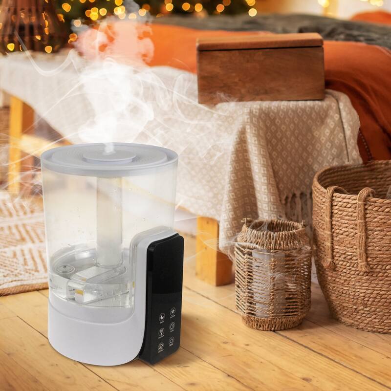 1.6 Gal. Warm & Cool Mist Top Fill Ultrasonic Smart Wifi Humidifier