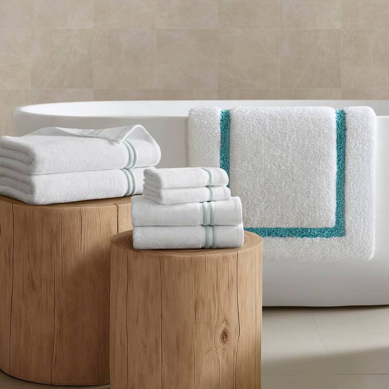 Madison Park Roan Border 6 Piece Towel Set