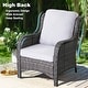 preview thumbnail 46 of 67, OVIOS 2-piece Patio Wicker Chairs Set
