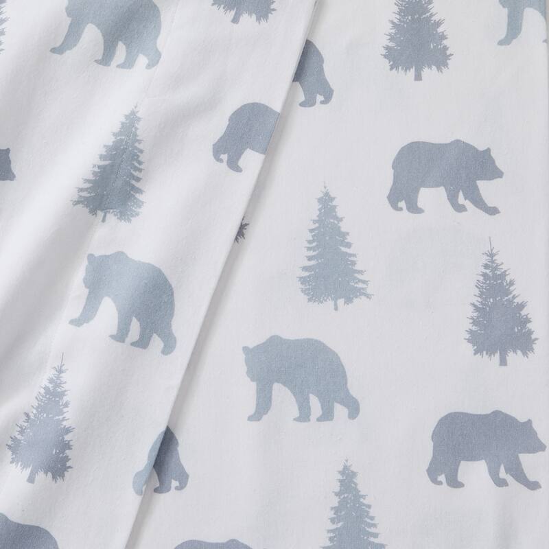 Market & Place Cotton Flannel Novelty Printed Sheet Set