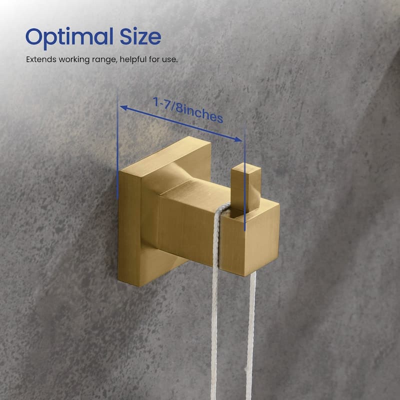 Cube Bathroom Towel and Robe Hook