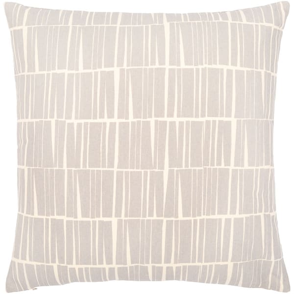 slide 2 of 32, Artistic Weavers Ilayda Abstract Stripe Modern Throw Pillow 18"H x 18"W - Cover Only - Gray
