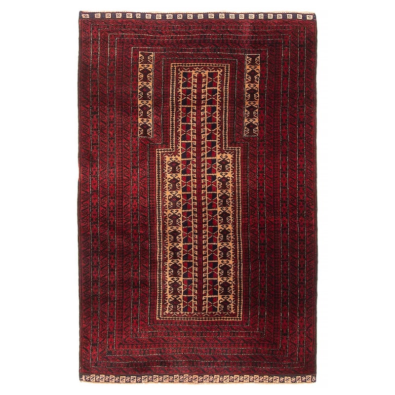 Teimani Beige Rug 3'0" x 4'8" - 3'0 x 4'8 - Beige - 3'0 x 4'8