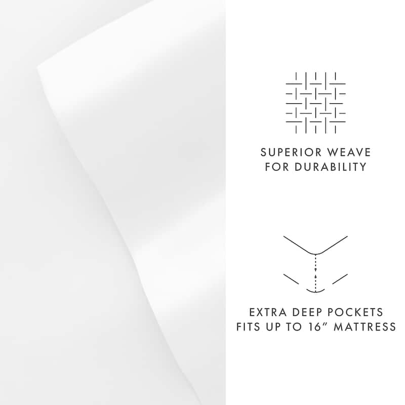 Simply Soft Premium Rayon from Bamboo 4-piece Luxury Bed Sheet Set