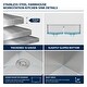 preview thumbnail 6 of 7, Lordear 33" Farmhouse Stainless Steel Workstation Utility Double Bowl Low Divider Kitchen Sink with Accessories