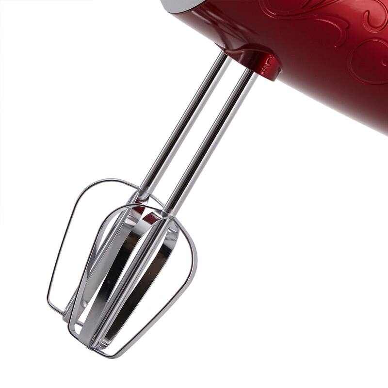 5 Speed Hand Mixer in Red
