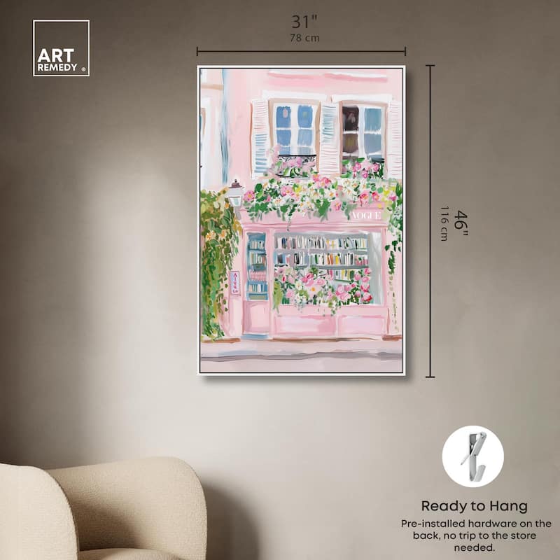 Little Magazine Store Canvas by Art Remedy