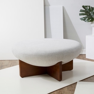 SAFAVIEH Couture Tailor Round Ottoman