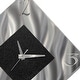 preview thumbnail 4 of 13, Statements2000 Abstract Metal Wall Clock Art Modern Accent Decor by Jon Allen