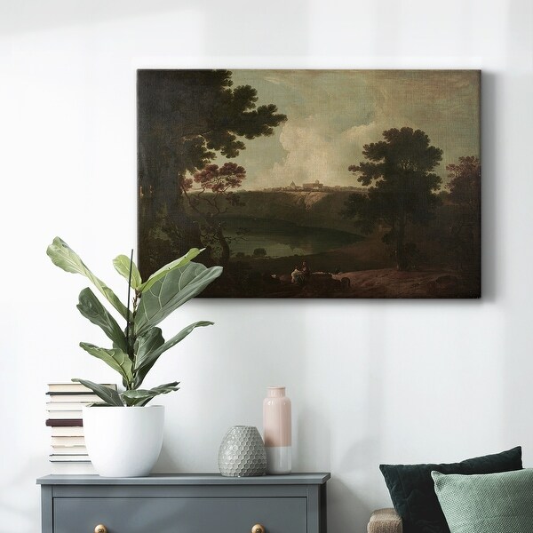 Vintage Landscape -CDXX -Gallery Wrapped Canvas - Bed Bath