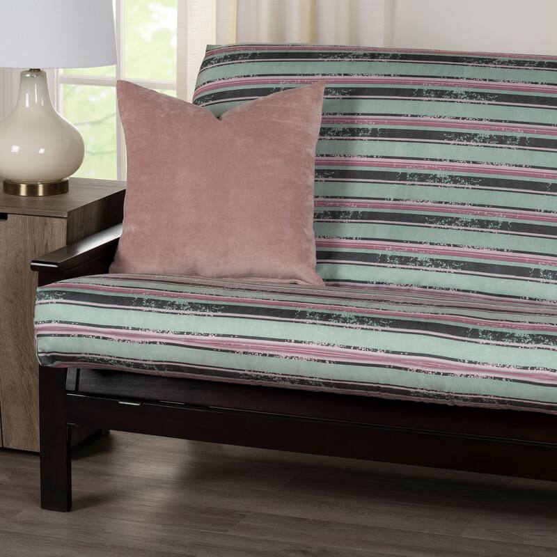 Parisien Stripe Full Size Futon Cover - N/A