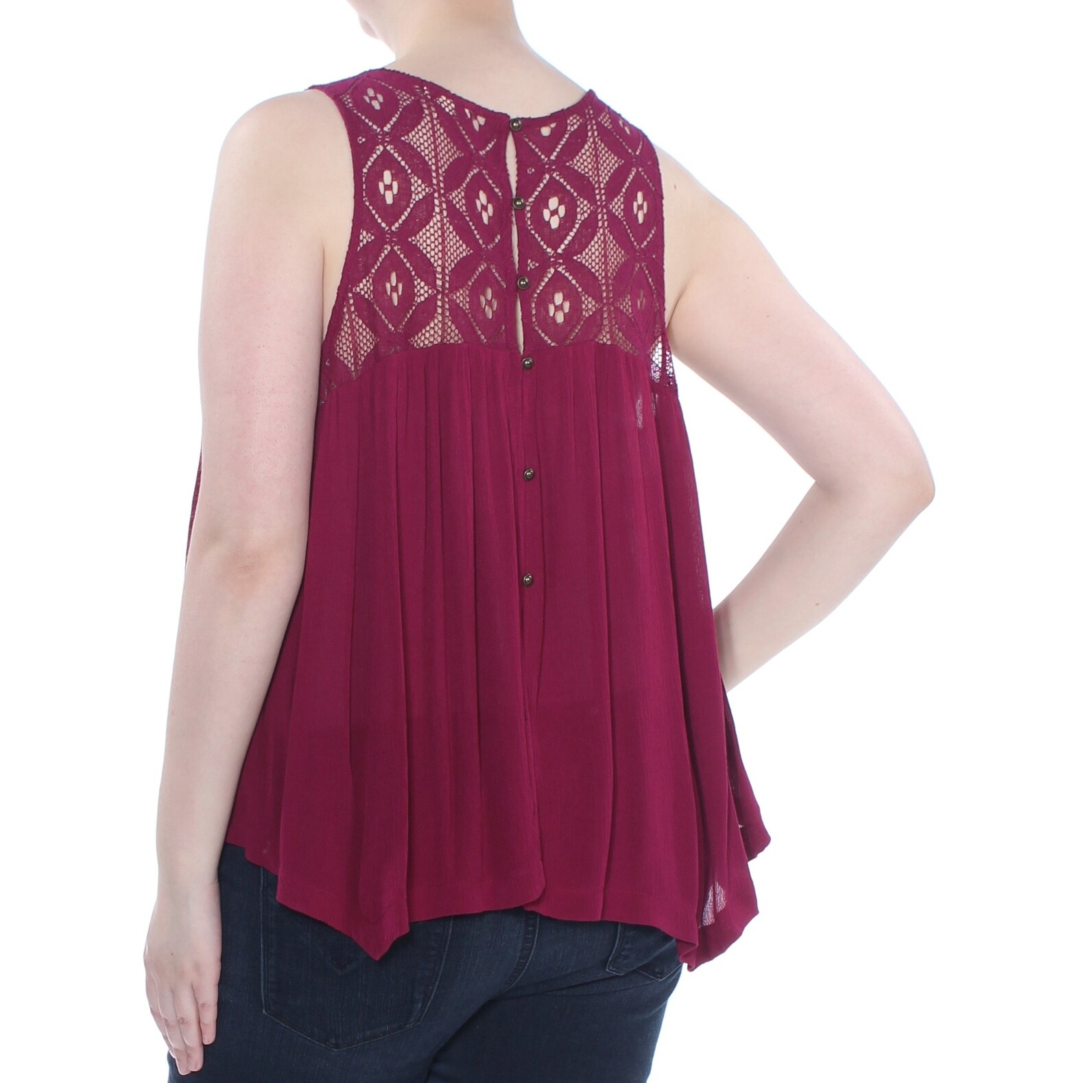 burgundy lace top plus size