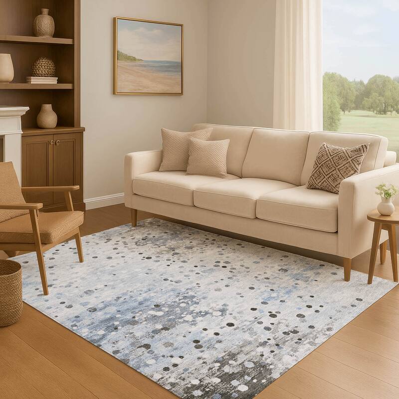 Premium Washable Super Soft Abstract Drip Mayfield Rug