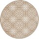 preview thumbnail 92 of 129, Nourison Jane Floral Medallion Indoor only Area Rug 8' x Round - Taupe