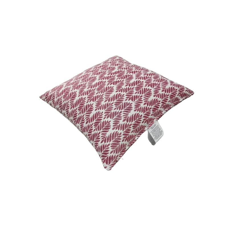 16" x 16" Indoor/Outdoor Throw Pillow, Set of 2 - N/A - Rose Leaf