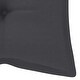 preview thumbnail 10 of 10, vidaXL 2-Seater Patio Bench with Cushion 47.2" Solid Eucalyptus Wood - 47.2" x 23.6" x 35"