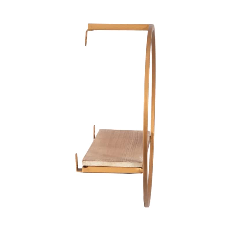 Sagebrook Home Modern Set of 3 Metal and Wood Storage Shelves