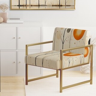 Designart - Abstract Mid Century Minimalist Oasis - Minimalism Accent ...