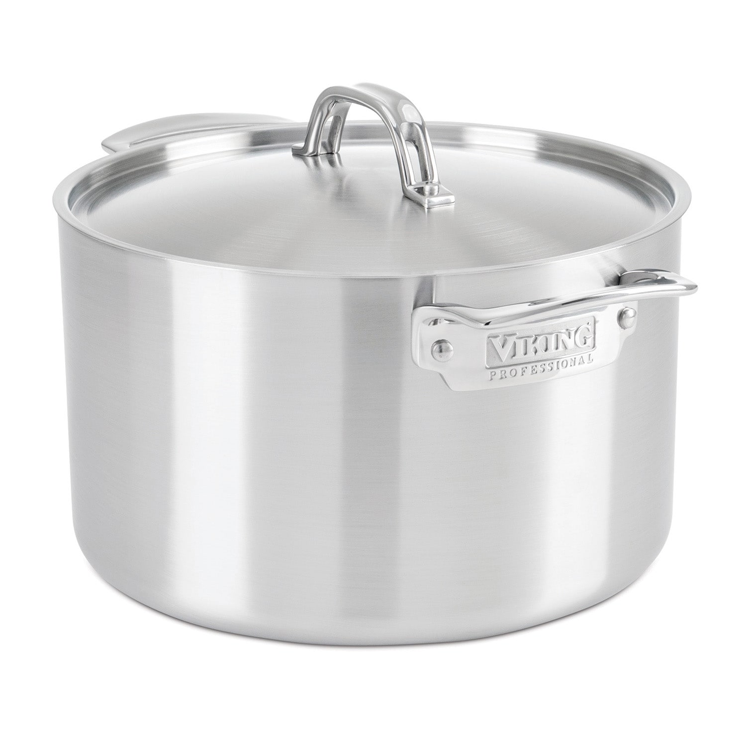 Viking Professional 5-Ply 8.0 Qt. 7.6 l. Stock Pot, Satin Finish