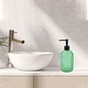 preview thumbnail 12 of 15, Elegant Soap Pump Dispenser for Bathroom 13.52oz 1 Pc Green Black