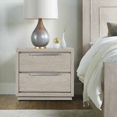 Abbey 2 Drawer Nightstand in Soid Wood