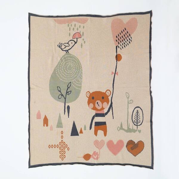 slide 2 of 4, Expobazaar Adorable Playmat Bear with Balloon for Baby's Comfort - Multi - N/A