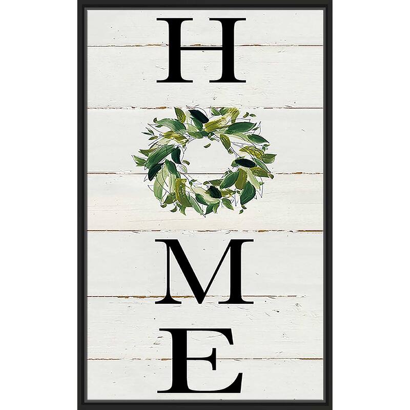 "Home" Print on Floating Canvas