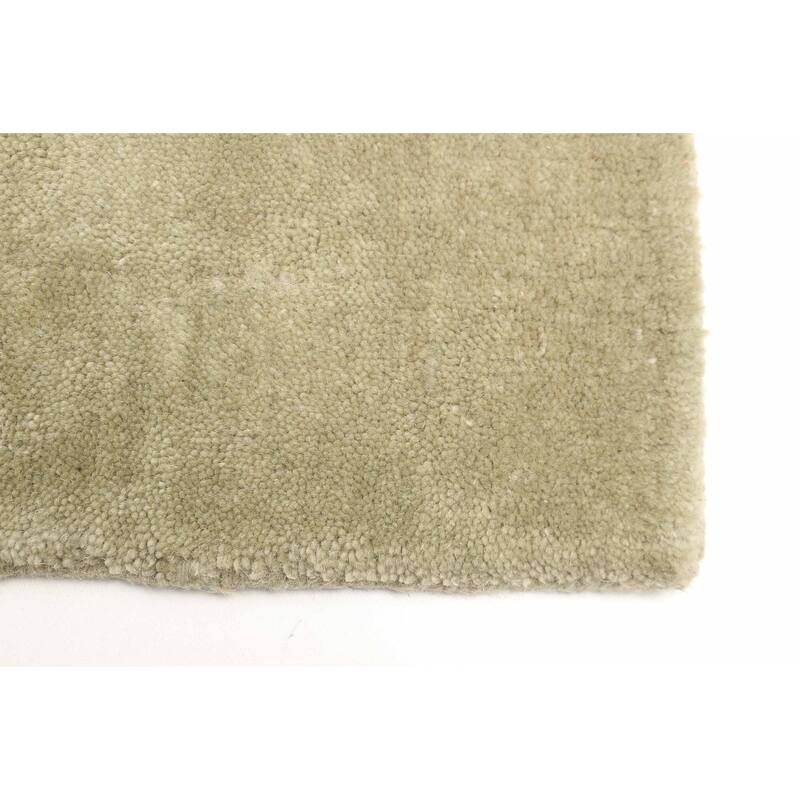 ECARPETGALLERY Hand Loomed Kashkuli Gabbeh Olive Wool Rug - 3'8 x 5'8