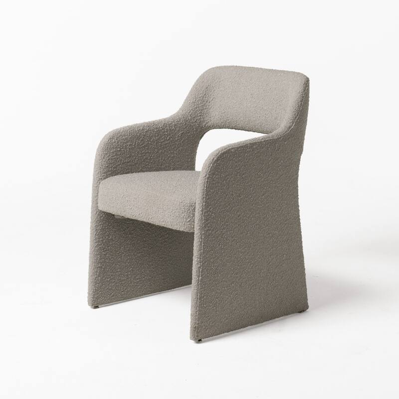Modrest Bishop Modern Grey Fabric Dining Chair