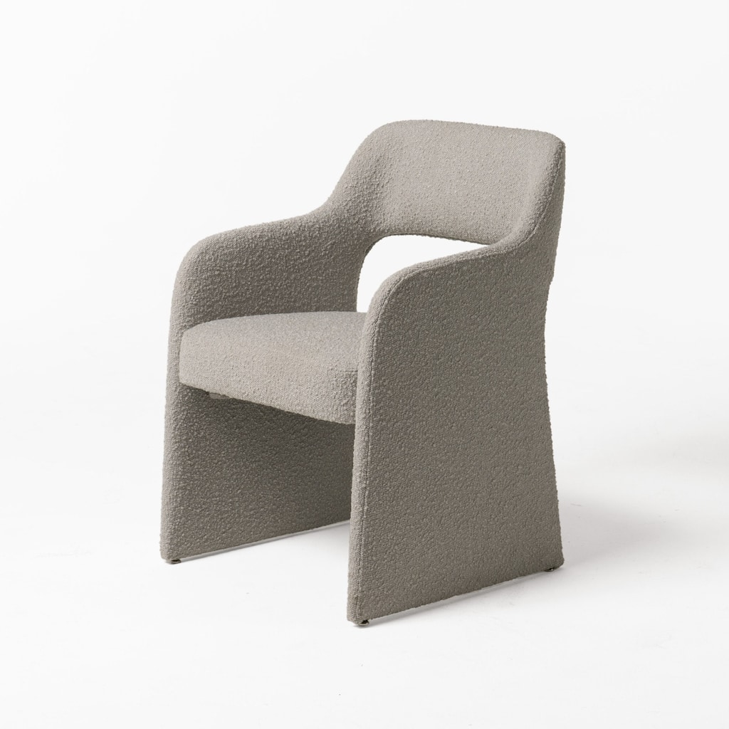 Modrest Bishop Modern Grey Fabric Dining Chair
