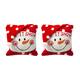 Glitzhome 14"L Hooked 3D Christmas Pillow