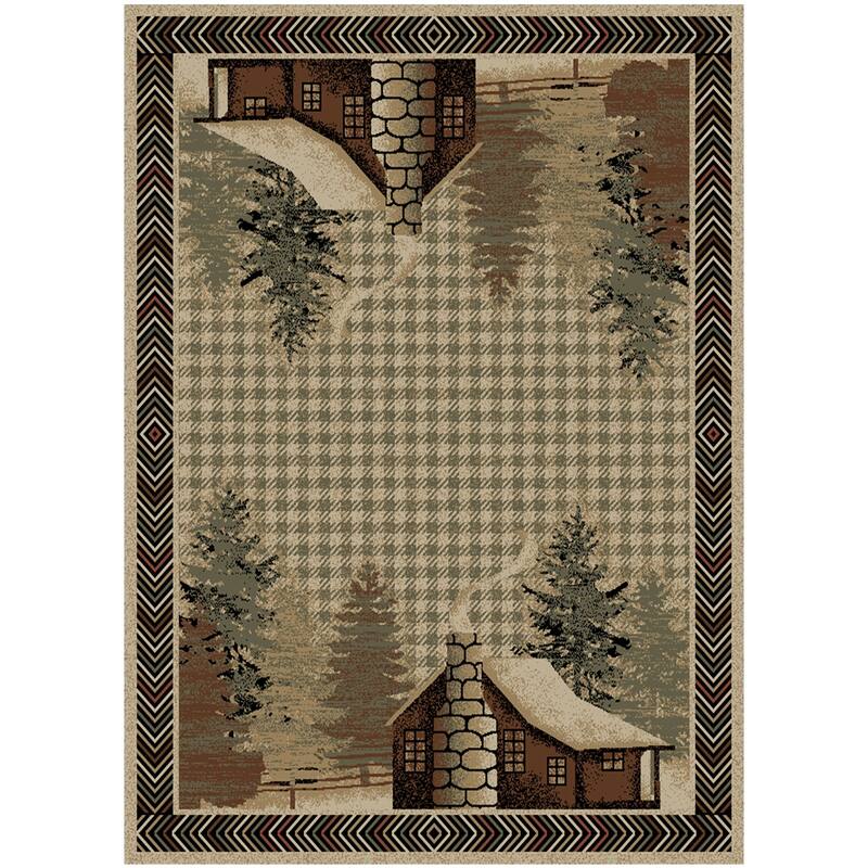 Mayberry American Destination Lost Cove Lodge Area Rug - 2'3"x3'3" - Antique