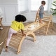preview thumbnail 1 of 10, Hazel - Pikler Triangle Ladder & Rocker Set Natural