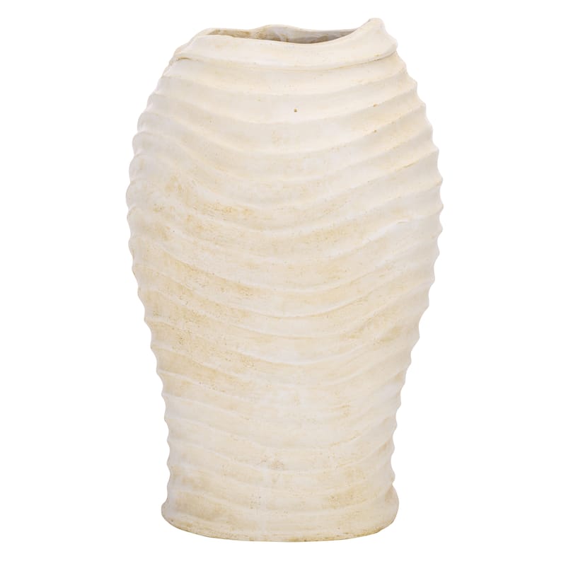 SAFAVIEH Outdoor Patio Furniture Damian Planter Pot - 10"W x 9"D x 17"H